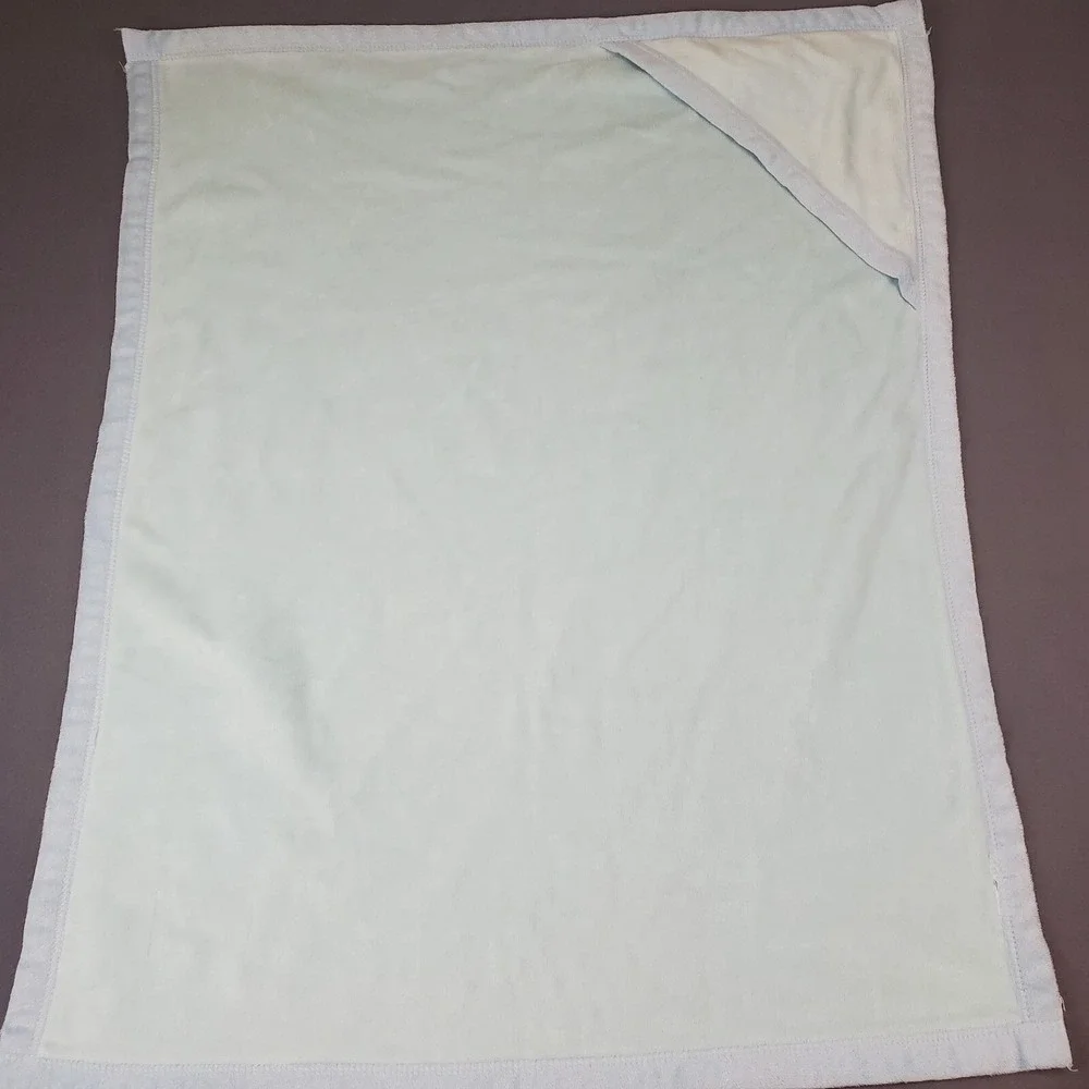 Hooded Children's Blanket White W/ Blue Polka Dots Dog, House, Mushroom 30x38